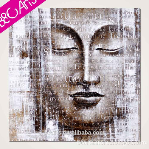 Modern buddha painting for wall decoration